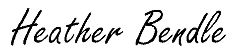 Heather's signature